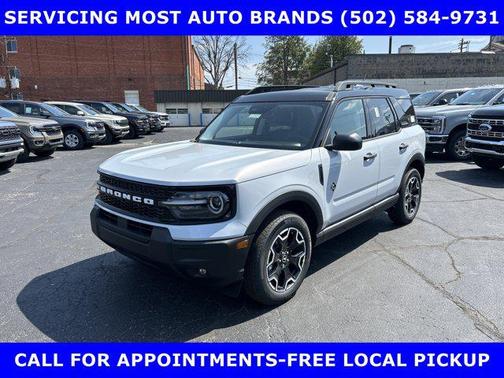 Space White Metallic 2026 Ford Bronco Sport Outer Banks