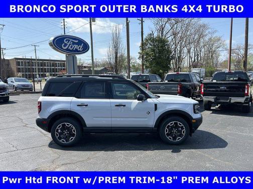 Space White Metallic 2026 Ford Bronco Sport Outer Banks