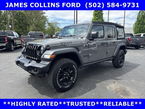 Sting-Gray Clearcoat 2020 Jeep Wrangler Unlimited Willys 4x4