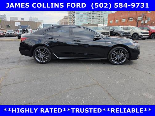 Majestic Black Pearl 2020 Acura TLX Technology