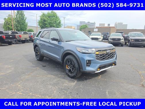 Vapor Blue Metallic 2026 Ford Explorer Tremor