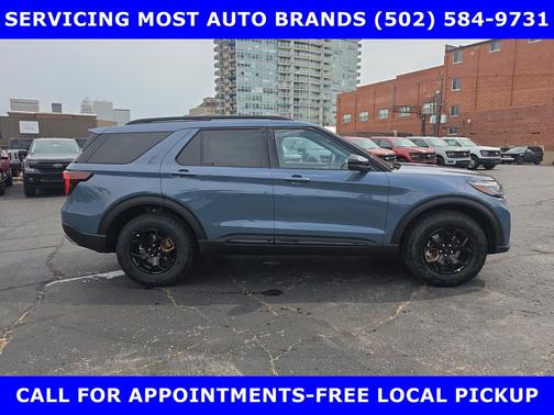 Vapor Blue Metallic 2026 Ford Explorer Tremor