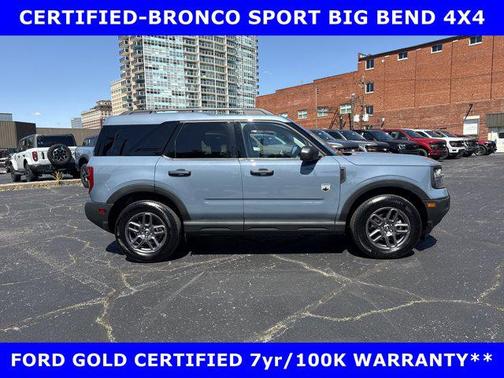Azure Gray Metallic Tri-Coat 2025 Ford Bronco Sport Big Bend