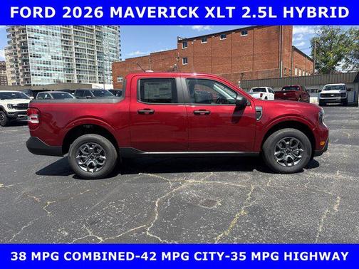 Ruby Red Metallic Tinted Clearcoat 2026 Ford Maverick XLT