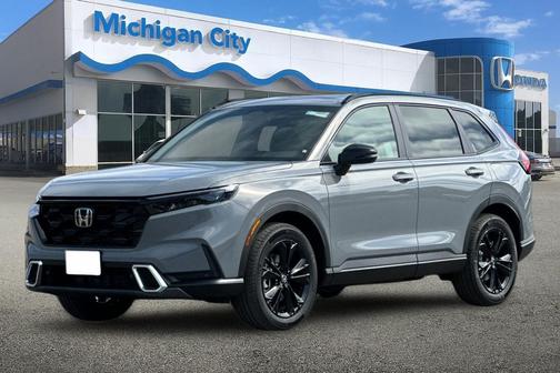 Gray 2026 Honda CR-V Hybrid Sport Touring AWD