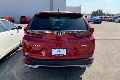 Radiant Red Metallic 2021 Honda CR-V AWD EX