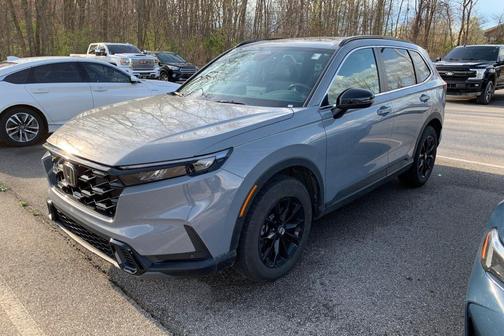 Gray 2024 Honda CR-V Hybrid Sport AWD