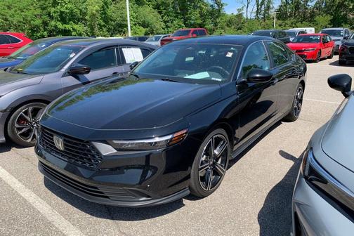 Crystal Black Pearl 2025 Honda Accord Hybrid Sport