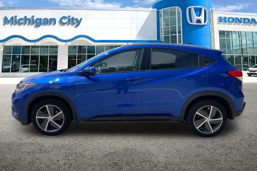 Aegean Blue Metallic 2021 Honda HR-V EX