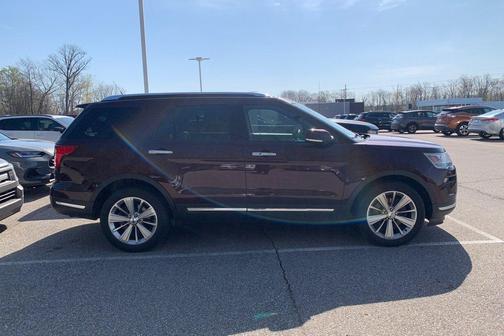 Burgundy 2018 Ford Explorer Limited