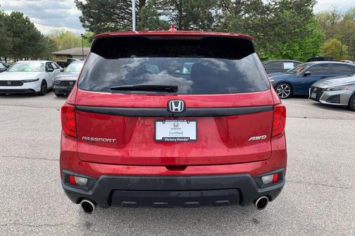 Radiant Red Metallic II 2023 Honda Passport AWD EX-L