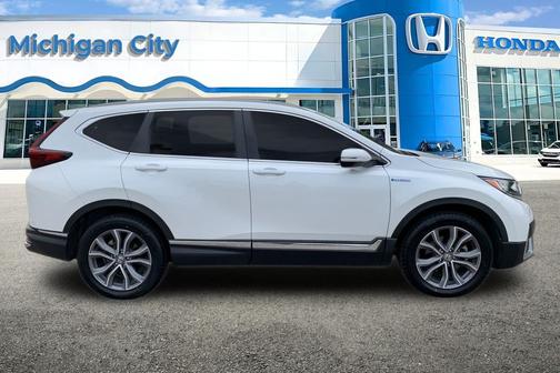 Platinum White Pearl 2020 Honda CR-V Hybrid Touring