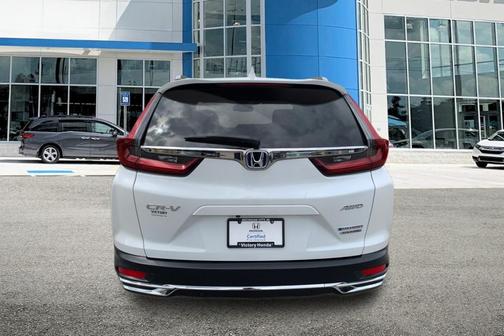Platinum White Pearl 2020 Honda CR-V Hybrid Touring
