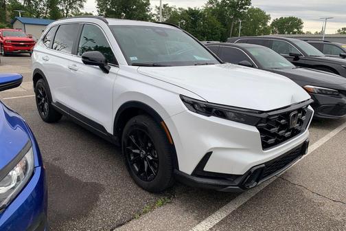 Platinum White Pearl 2024 Honda CR-V Hybrid Sport AWD