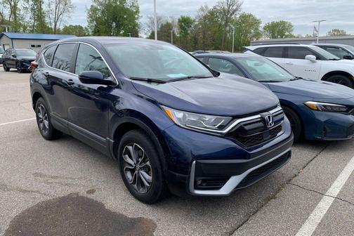 Blue 2022 Honda CR-V AWD EX-L