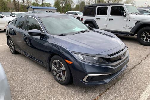 Blue 2020 Honda Civic LX