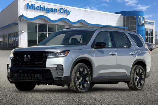 Silver Metallic 2026 Honda Pilot Black Edition