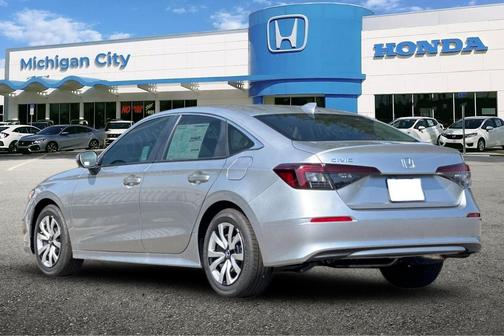Silver Metallic 2026 Honda Civic LX