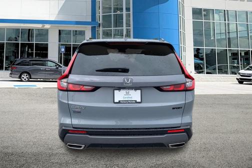 Gray 2025 Honda CR-V Hybrid Sport AWD
