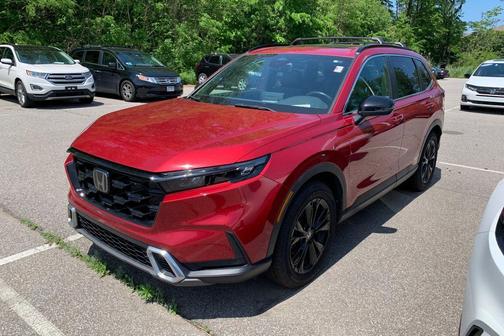 Radiant Red Metallic 2023 Honda CR-V Hybrid Sport Touring AWD