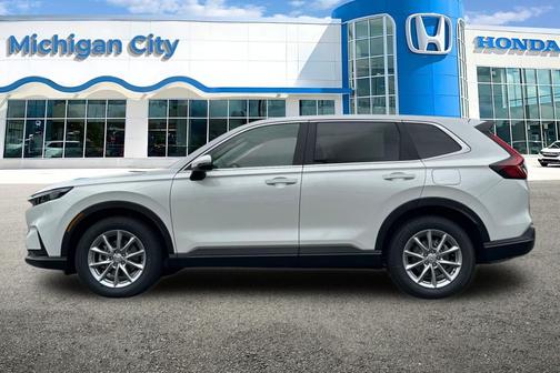 Platinum White 2026 Honda CR-V EX AWD