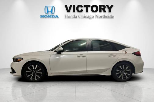 Platinum White 2024 Honda Civic EX-L