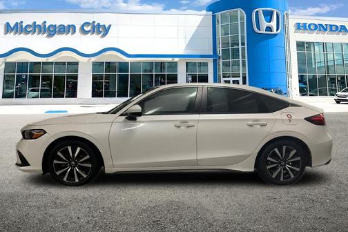 Platinum White 2024 Honda Civic EX-L