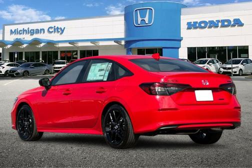Rallye Red 2026 Honda Civic Hybrid Sport