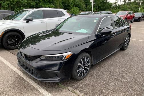 Crystal Black Pearl 2022 Honda Civic EX-L