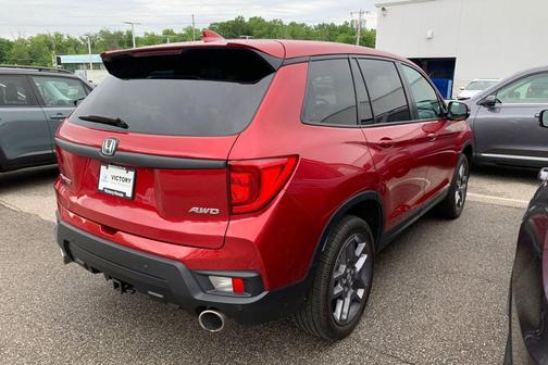 Radiant Red 2023 Honda Passport AWD EX-L