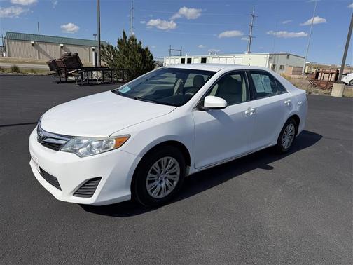 Super White 2012 Toyota Camry LE
