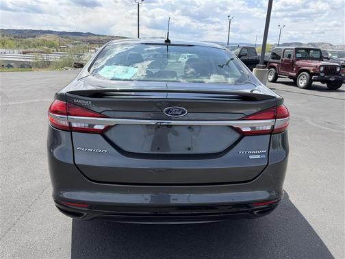 Magnetic Metallic 2018 Ford Fusion Titanium