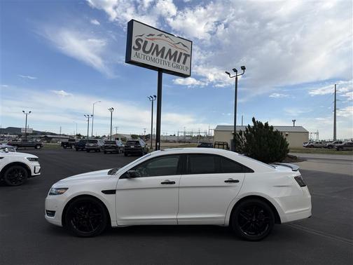 White Platinum Tri-Coat Metallic 2013 Ford Taurus SHO