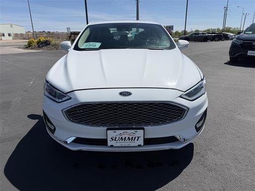 Oxford White 2020 Ford Fusion Titanium