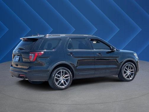 Shadow Black 2018 Ford Explorer Sport