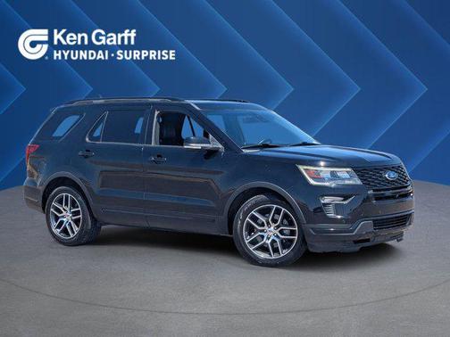 Shadow Black 2018 Ford Explorer Sport