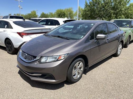 Gold 2014 Honda Civic LX