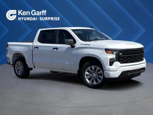 Summit White 2026 Chevrolet Silverado 1500 Custom