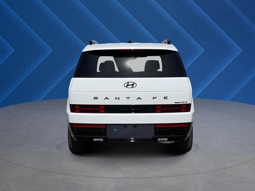 Serenity White 2026 Hyundai SANTA FE HEV Calligraphy