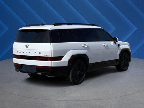Serenity White 2026 Hyundai SANTA FE HEV Calligraphy