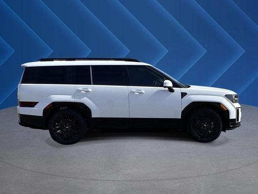 Serenity White 2026 Hyundai SANTA FE HEV Calligraphy