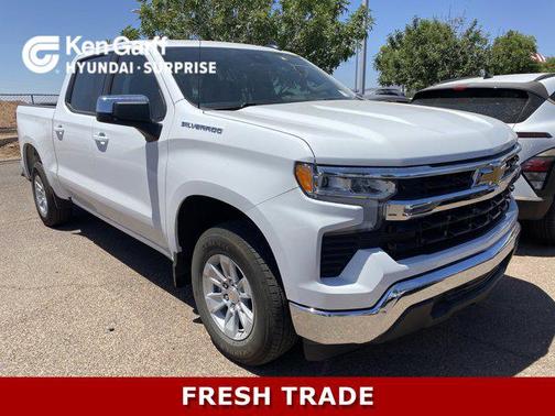 Summit White 2025 Chevrolet Silverado 1500 LT