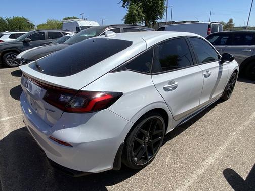 Platinum White 2023 Honda Civic Sport