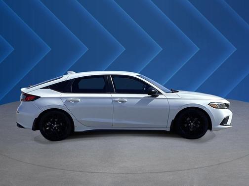 Platinum White 2023 Honda Civic Sport