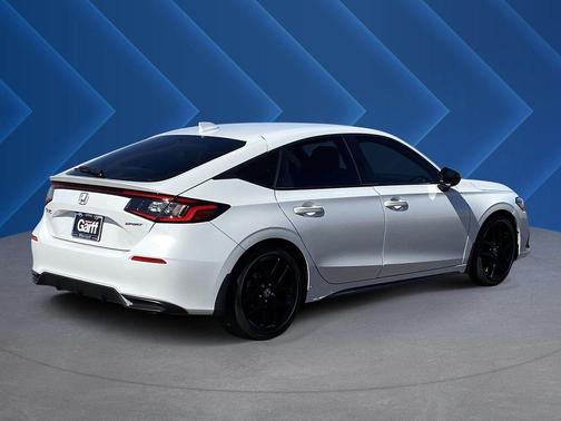 Platinum White 2023 Honda Civic Sport