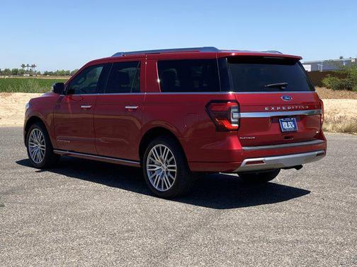 Rapid Red Metallic Tinted Clearcoat 2022 Ford Expedition Max Platinum