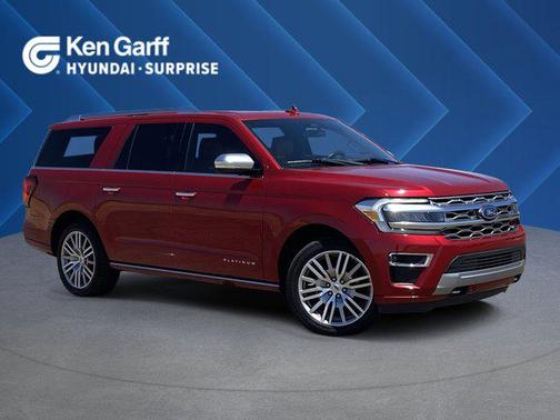 Rapid Red Metallic Tinted Clearcoat 2022 Ford Expedition Max Platinum