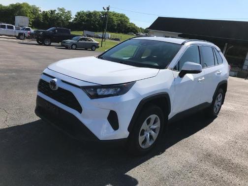 Super White 2021 Toyota RAV4 LE