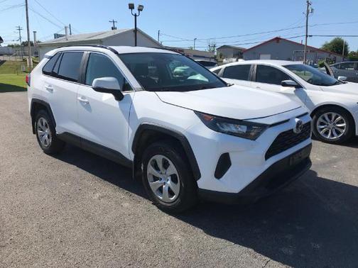 Super White 2021 Toyota RAV4 LE
