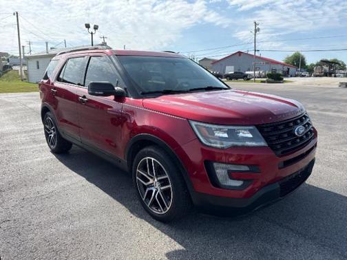 Ruby Red Metallic Tinted Clearcoat 2017 Ford Explorer sport